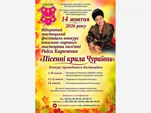 Результати конкурсу "Пісенні крила Чураївни 2026"