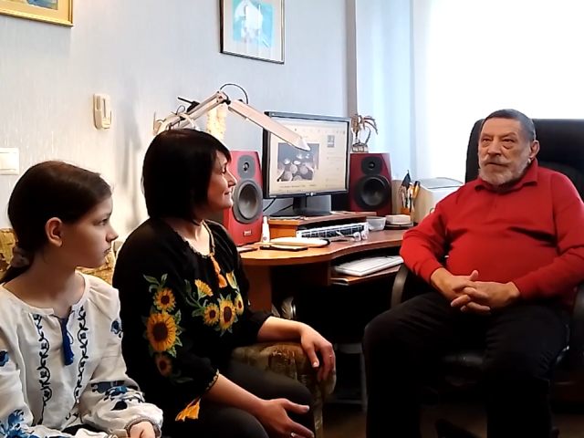Репортаж з Леонідом Сорокіним, Заслуженим працівником культури України
